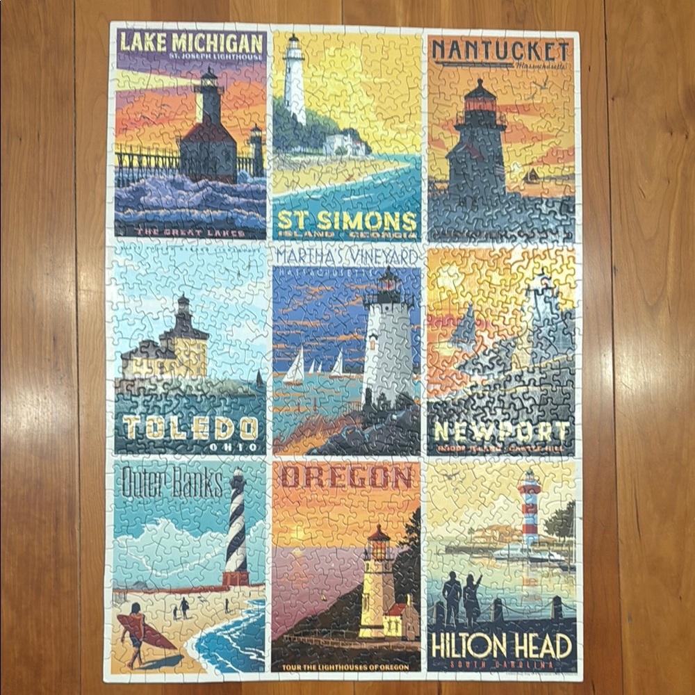Colorful Lighthouse Puzzle